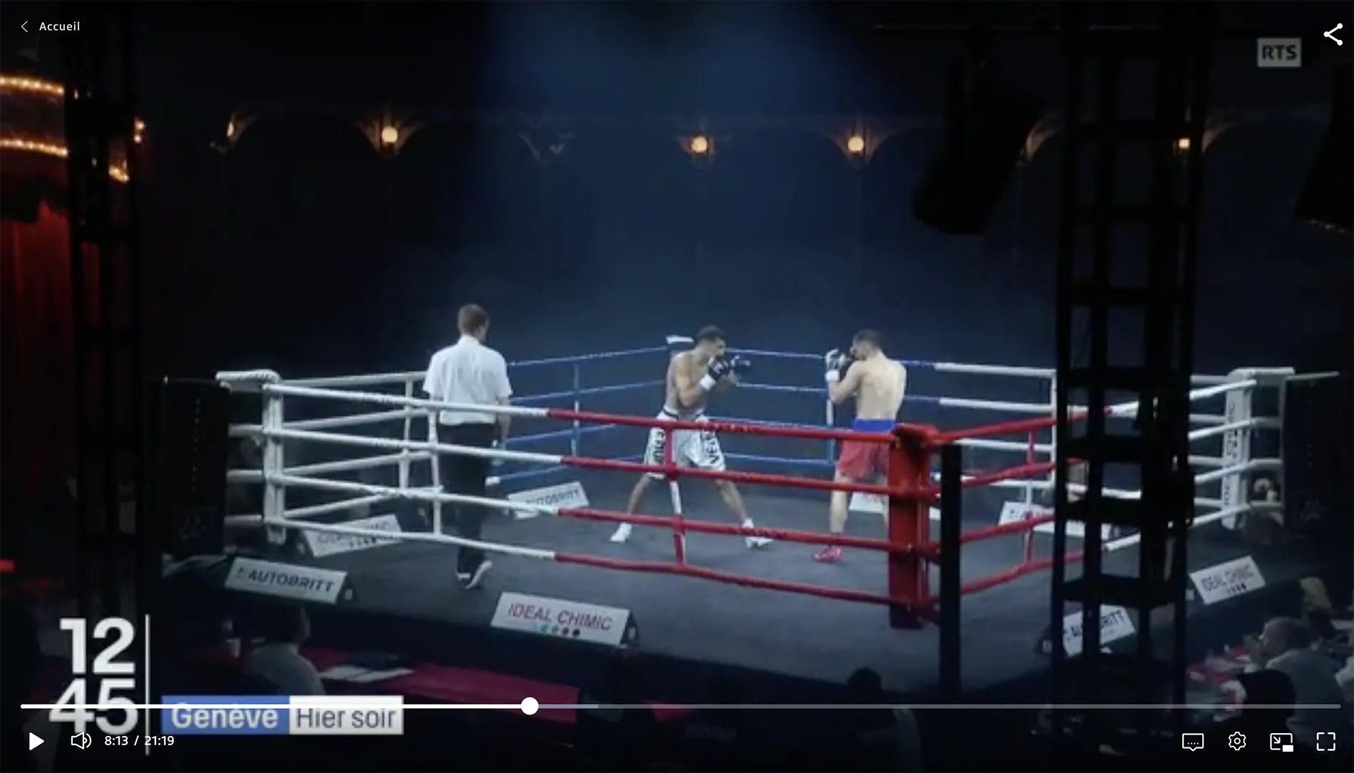 Reportage TSR Boxing